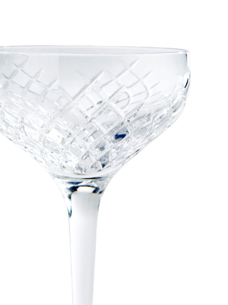 Clear Barwell Crystal Champagne Coupe Set