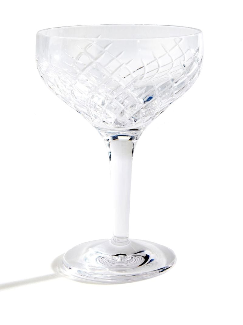 Clear Barwell Crystal Champagne Coupe Set