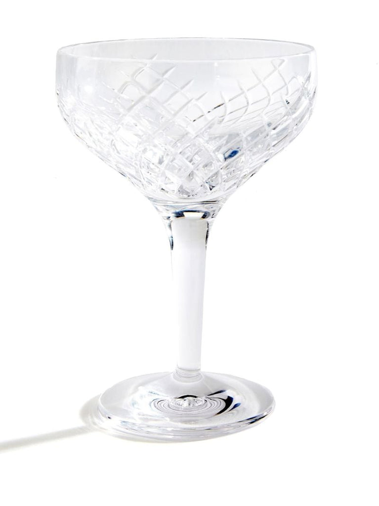 Clear Barwell Crystal Champagne Coupe Set