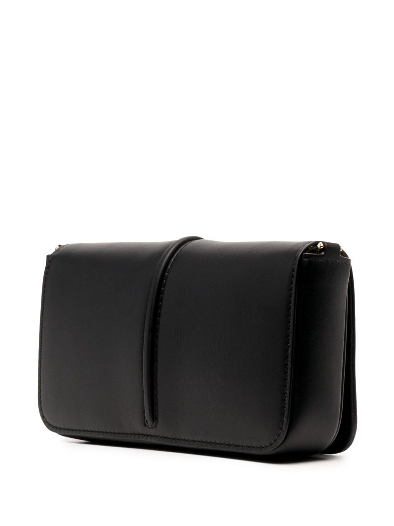 Black Fendigraphy Leather Cross Body Bag