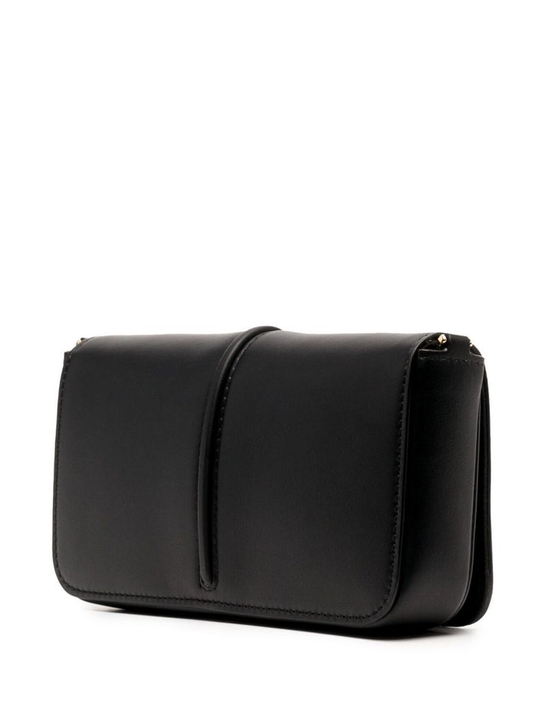 Black Fendigraphy Leather Cross Body Bag