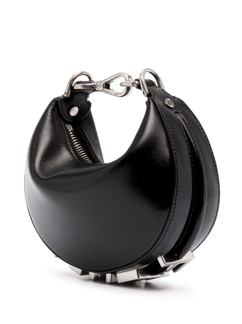 Black Mini Nano Fedigraphy Mini Bag
