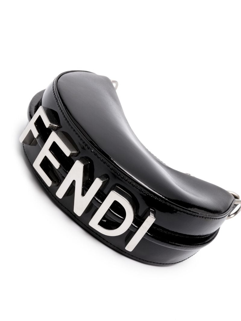 Black Mini Nano Fedigraphy Mini Bag