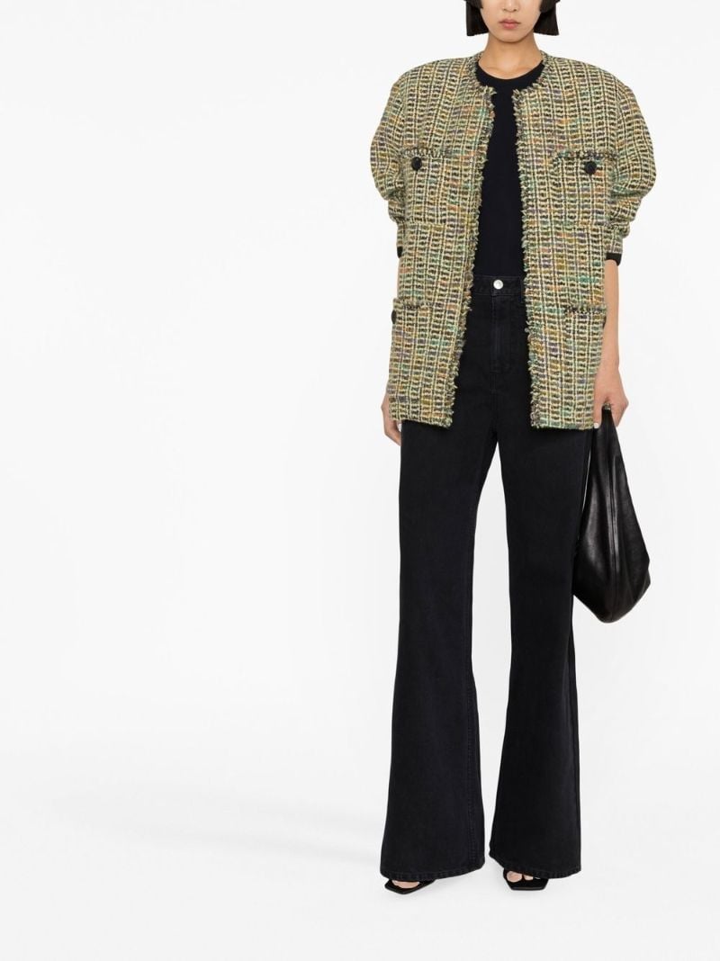 Black Lemony Wide-leg Jeans