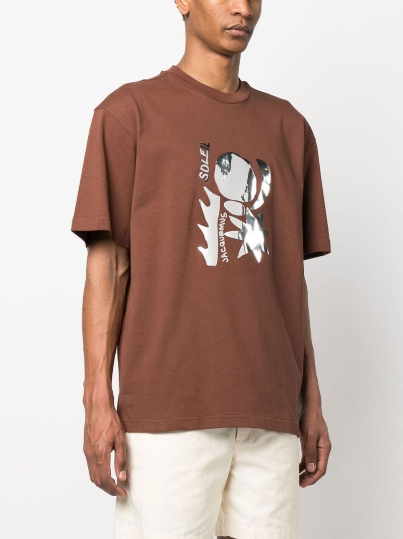 Brown Le T-shirt Prata Cotton Top