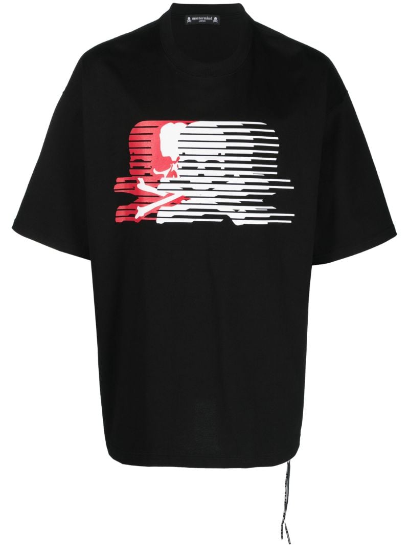 Black Skull Print T-shirt