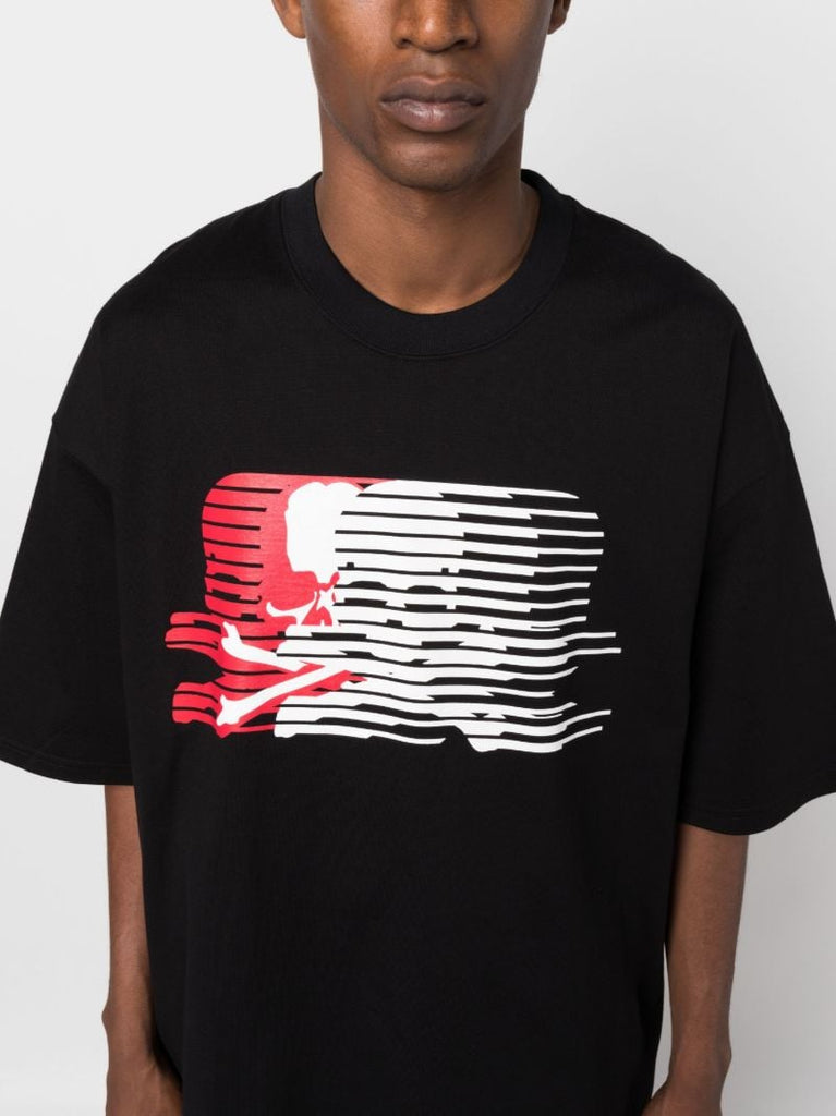 Black Skull Print T-shirt