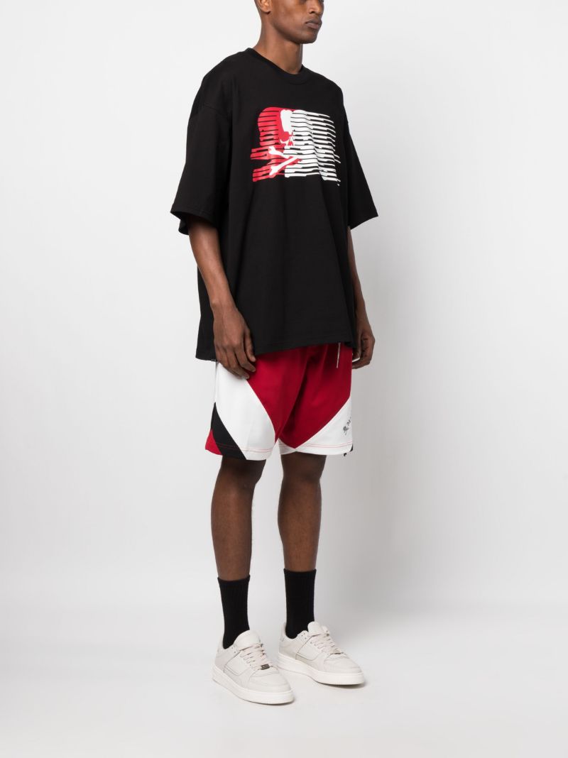 Black Skull Print T-shirt