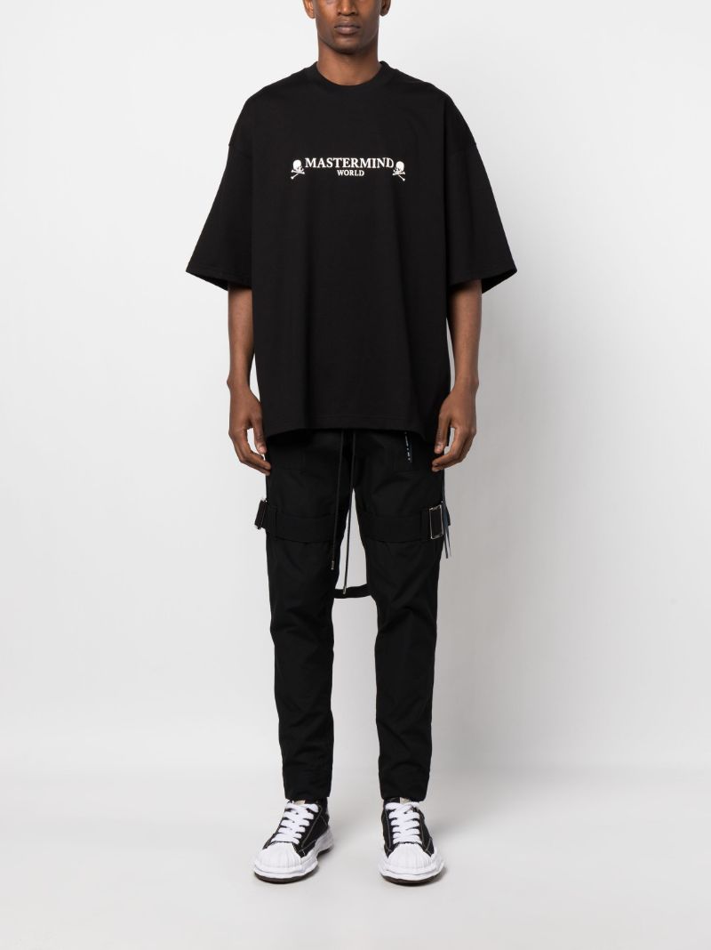 Black Logo Print T-shirt