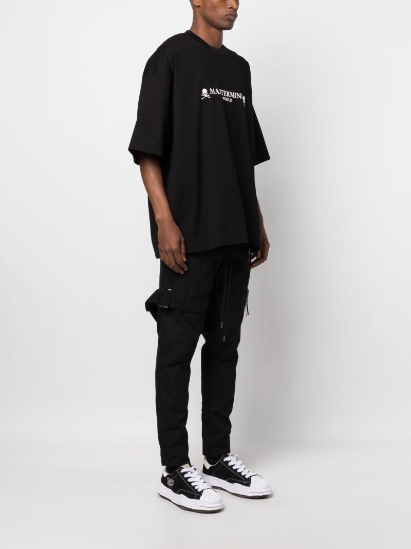 Black Logo Print T-shirt