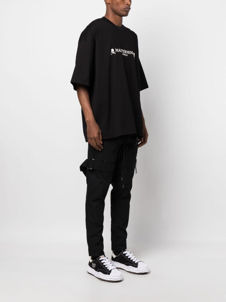 Black Logo Print T-shirt