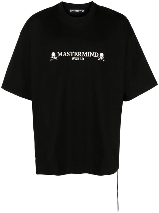 Black Logo Print T-shirt