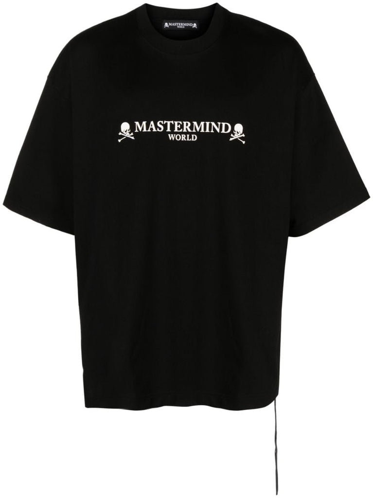 Black Logo Print T-shirt
