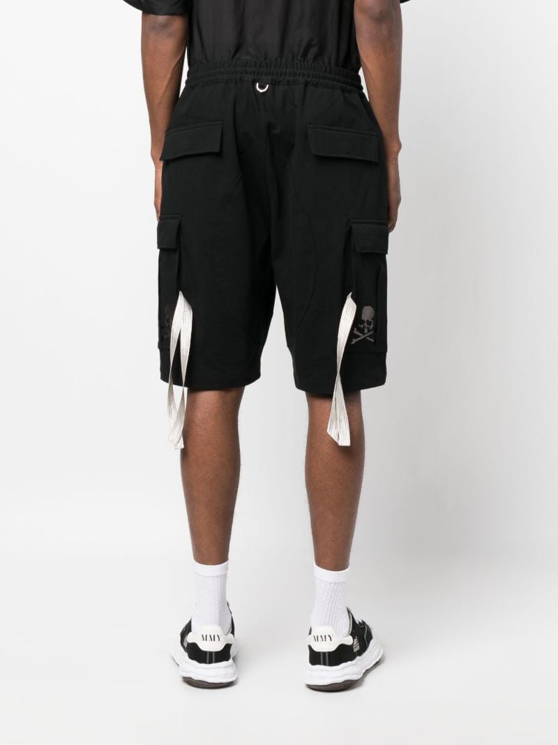 Black High Density Cargo Shorts