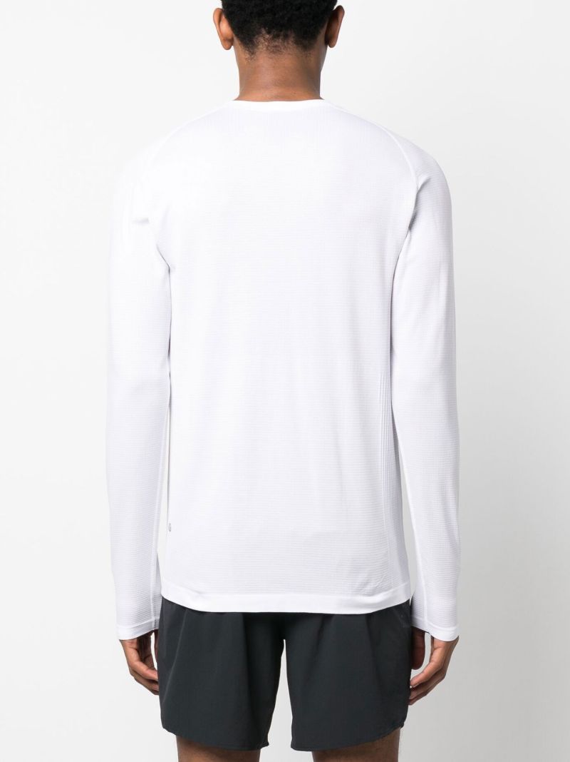 White Vent Tech Long-sleeve T-shirt
