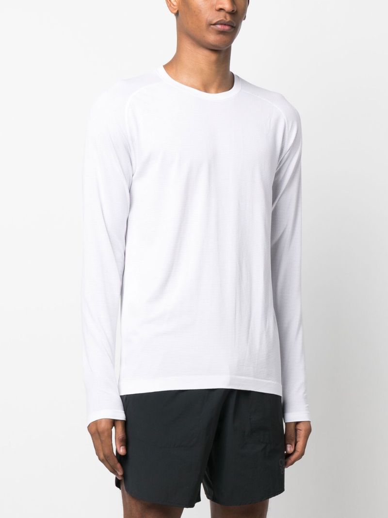 White Vent Tech Long-sleeve T-shirt