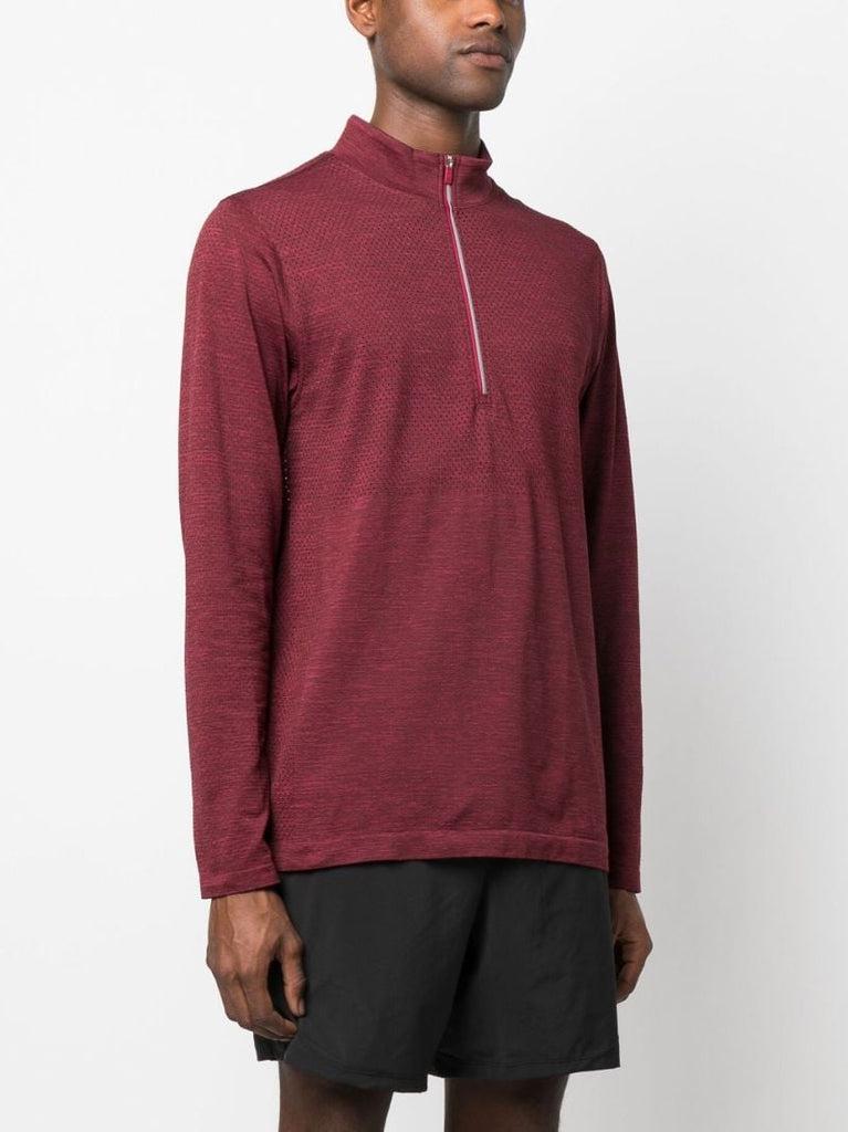 Red Half-zip Sweatshirt