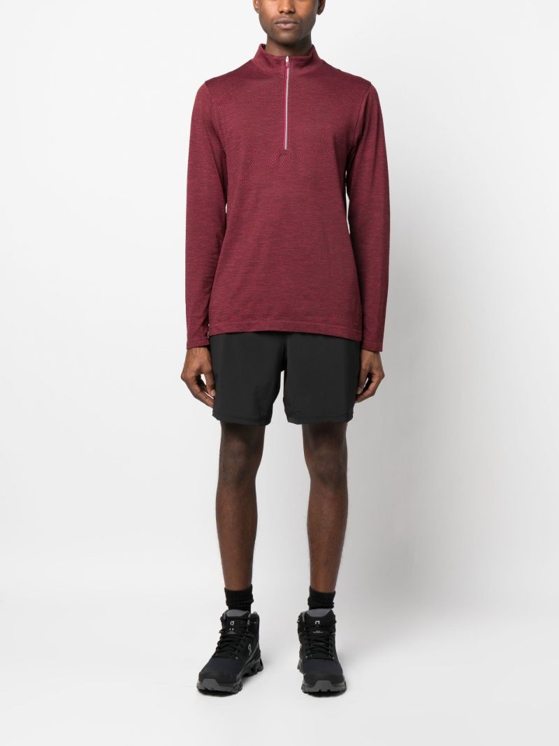 Red Half-zip Sweatshirt