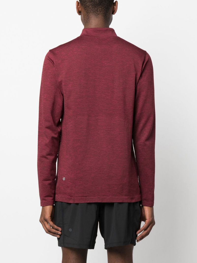 Red Half-zip Sweatshirt