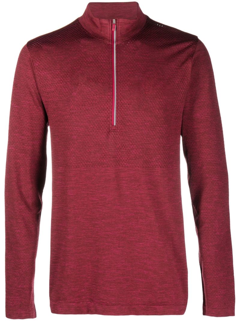 Red Half-zip Sweatshirt