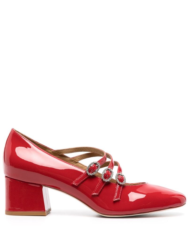 Red Mimi 50 Patent Leather Pumps