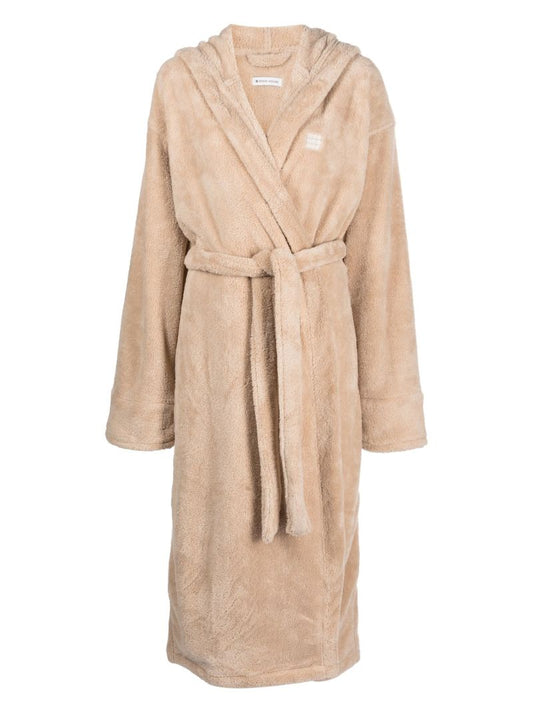 X Browns Neutral House Hooded Robe