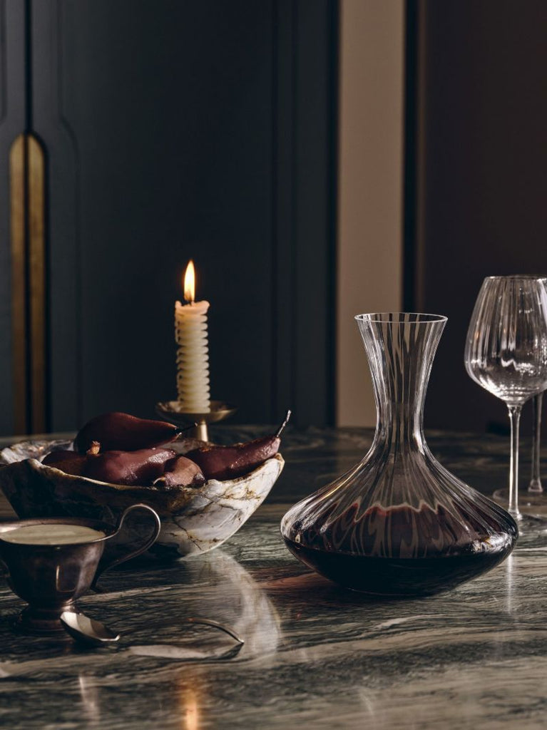 Clear Pembroke Glass Ships Decanter