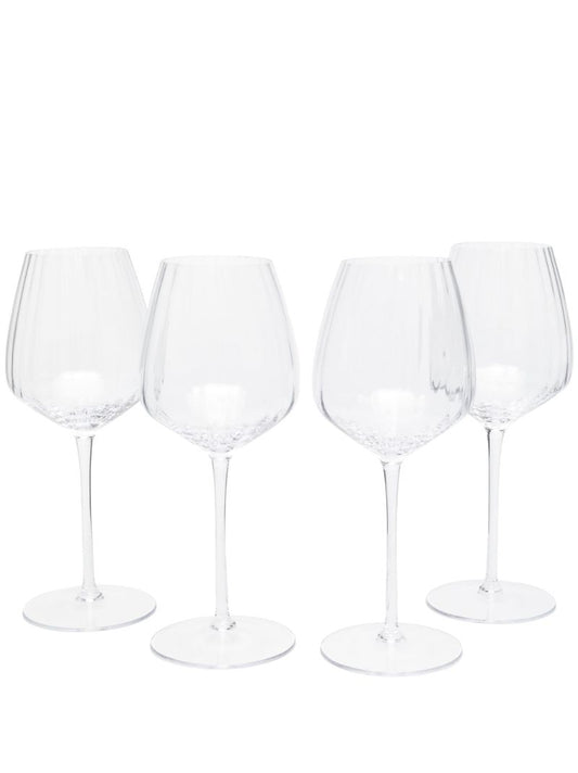 Clear Pembroke Red Wine Glass Set