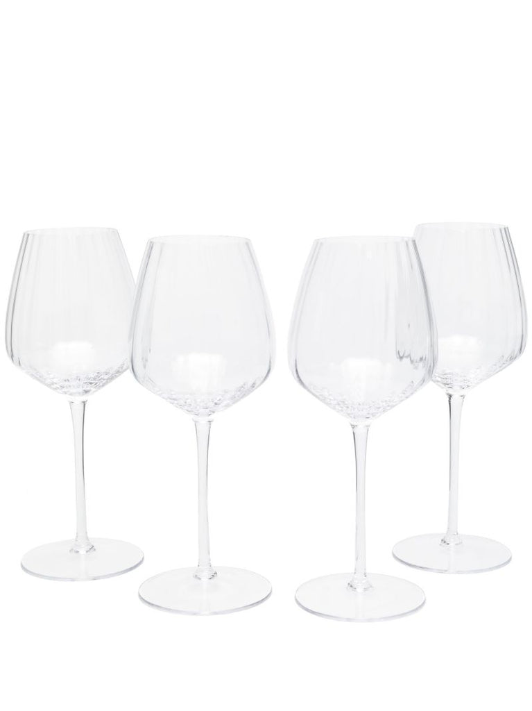 Clear Pembroke Red Wine Glass Set