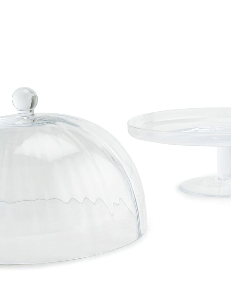 Clear Pembroke Large Glass Cake Stand