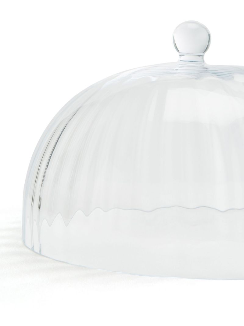 Clear Pembroke Large Glass Cake Stand