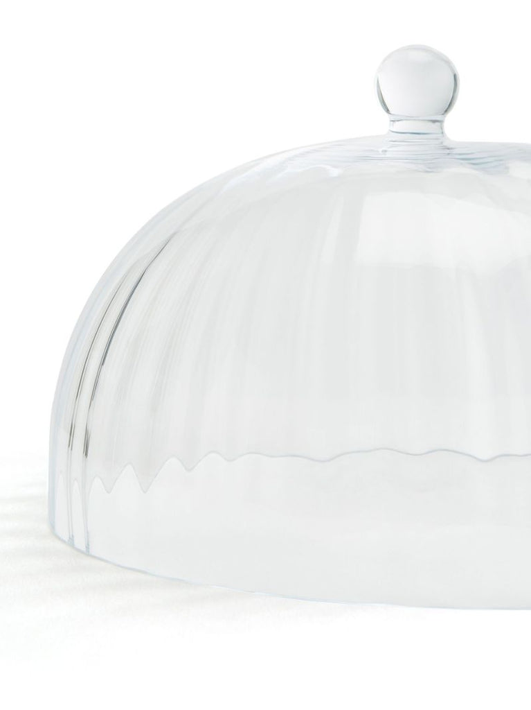 Clear Pembroke Large Glass Cake Stand