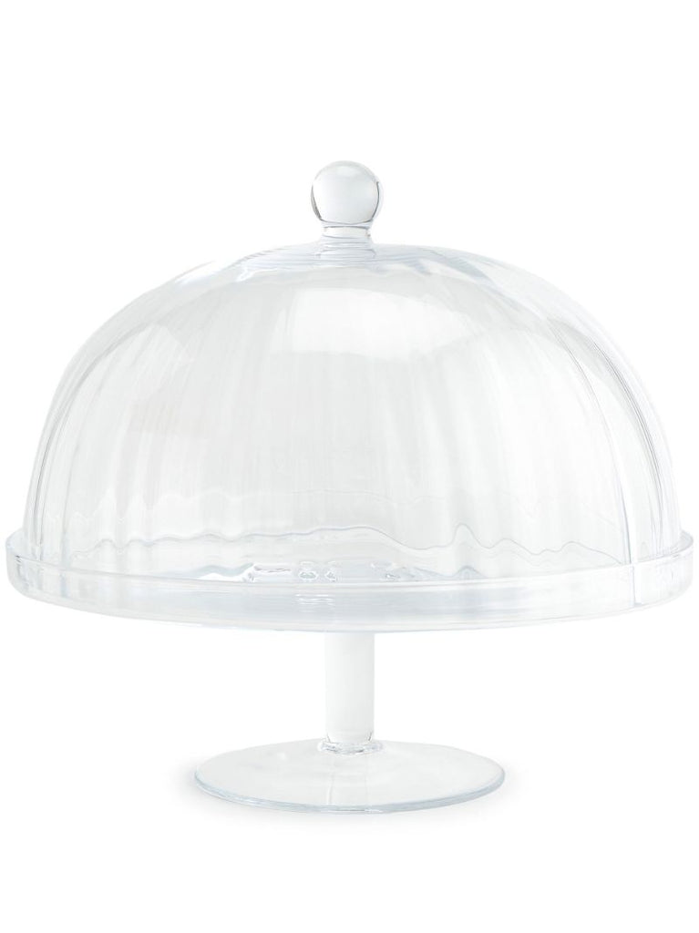 Clear Pembroke Large Glass Cake Stand
