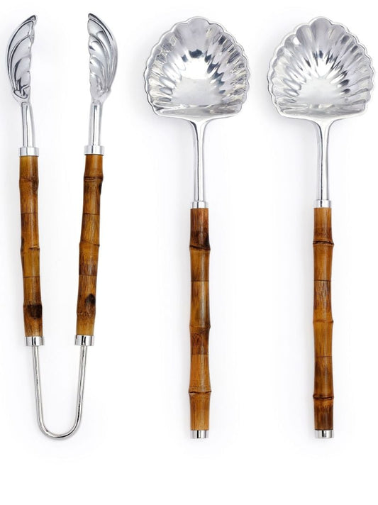 Brown Masen Bamboo Serving Set