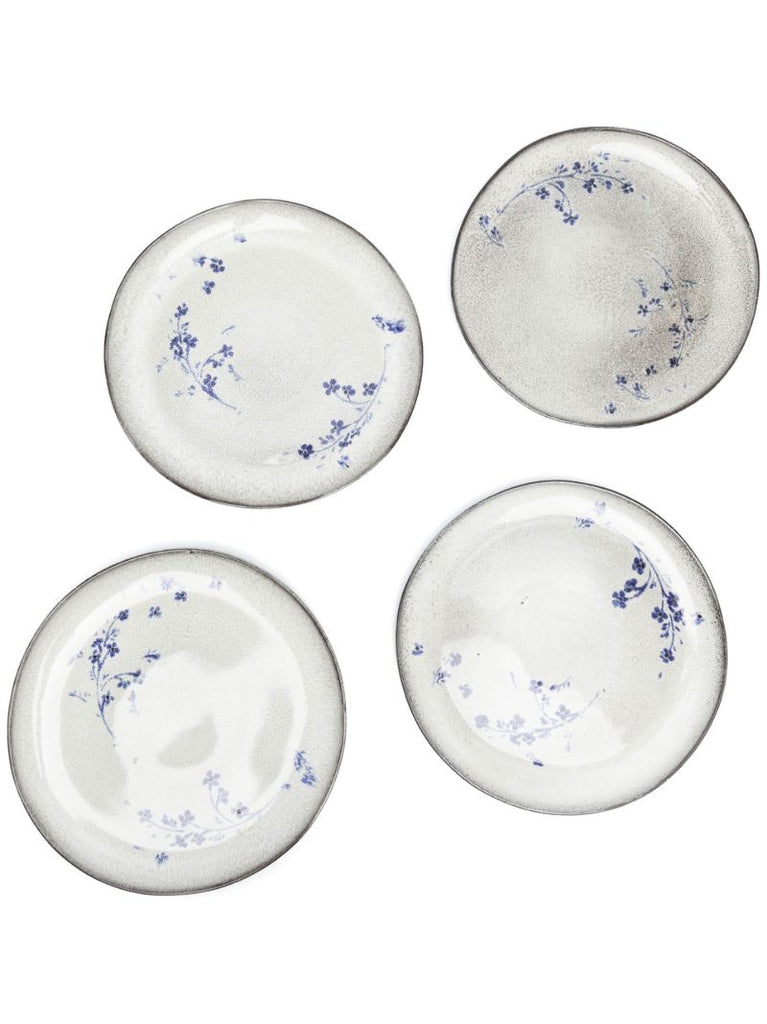 Grey Everly Stoneware Dinner Plate Set