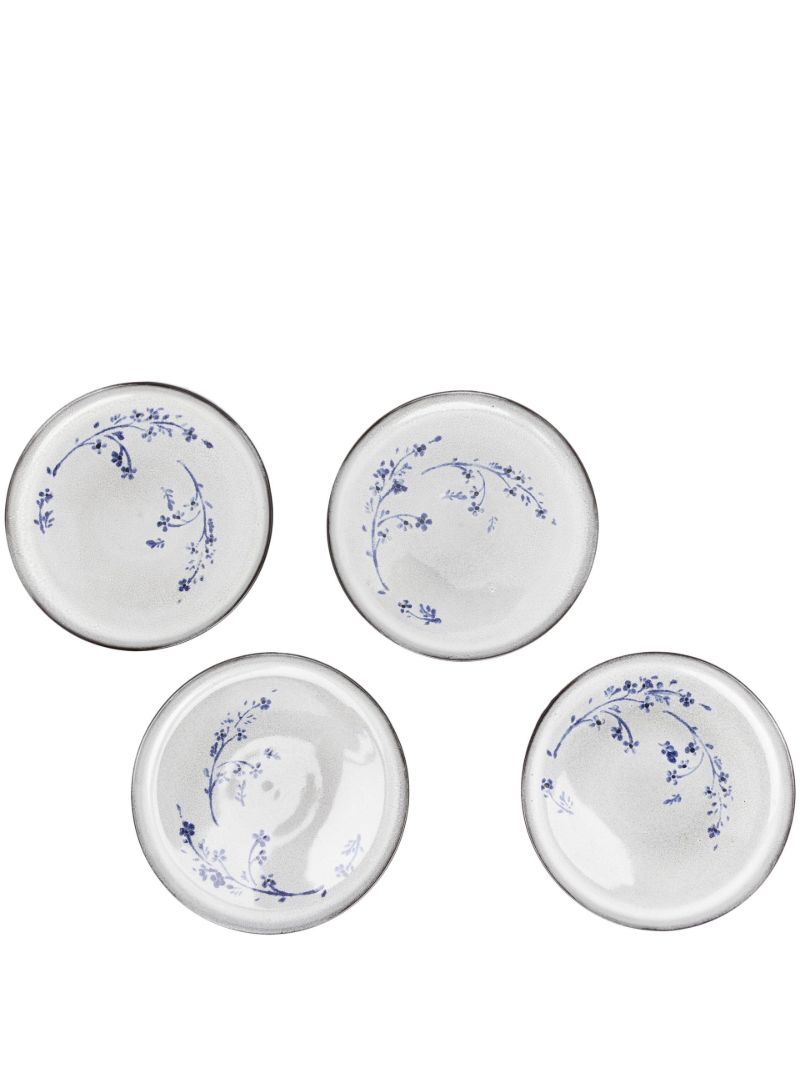 Grey Everly Stoneware Side Plate Set
