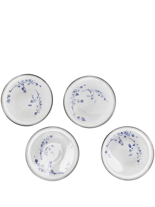 Grey Everly Stoneware Side Plate Set
