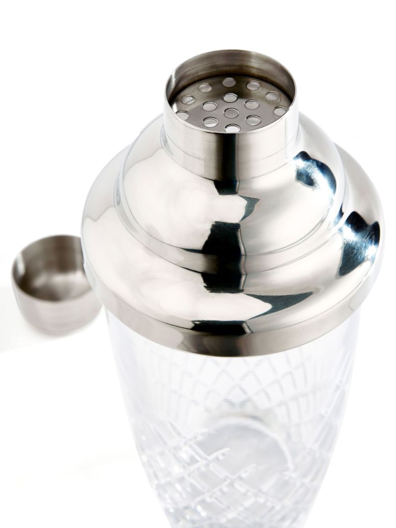Clear Barwell Crystal Martini Shaker