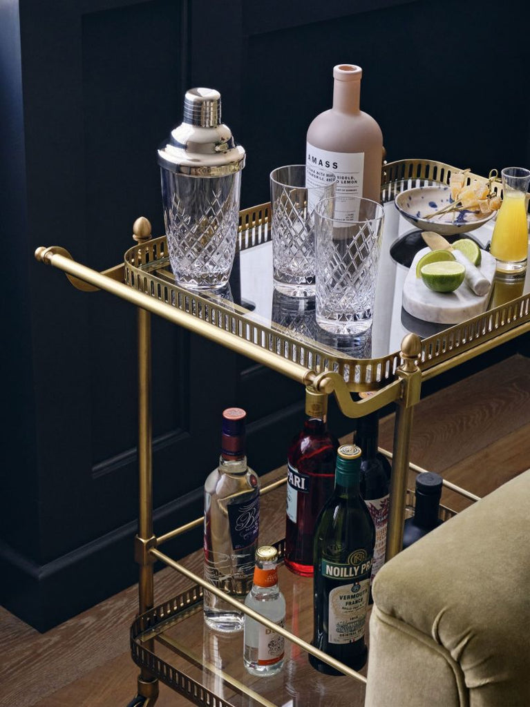 Clear Barwell Crystal Martini Shaker