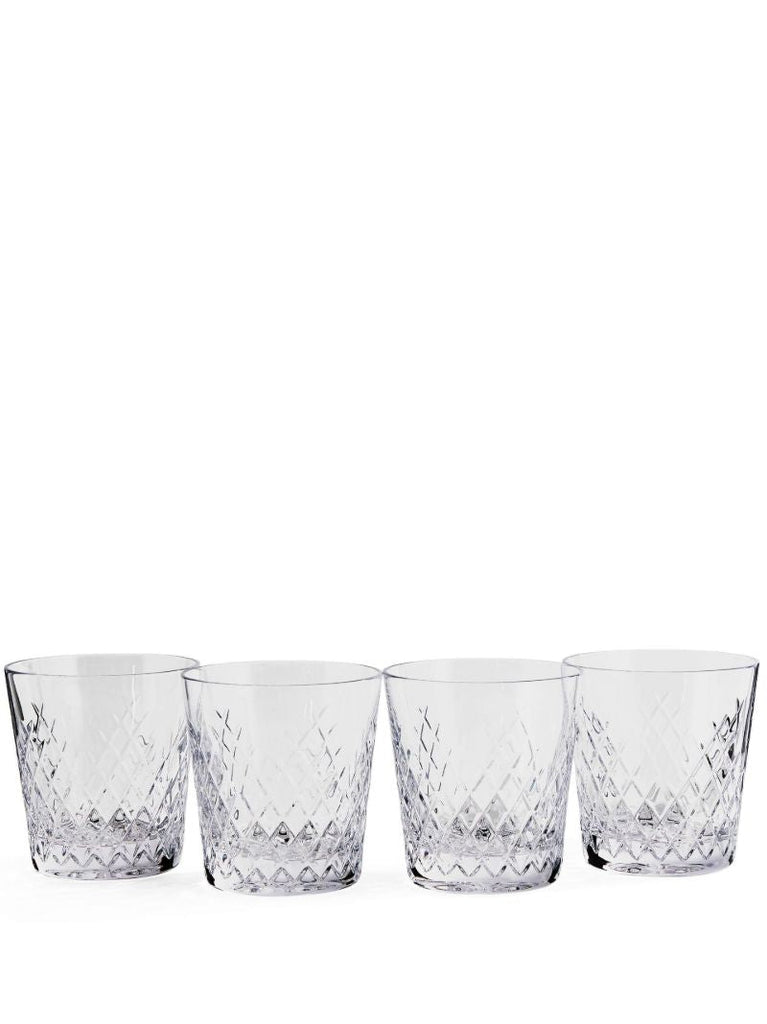 Clear Barwell Crystal Rock Glass Set