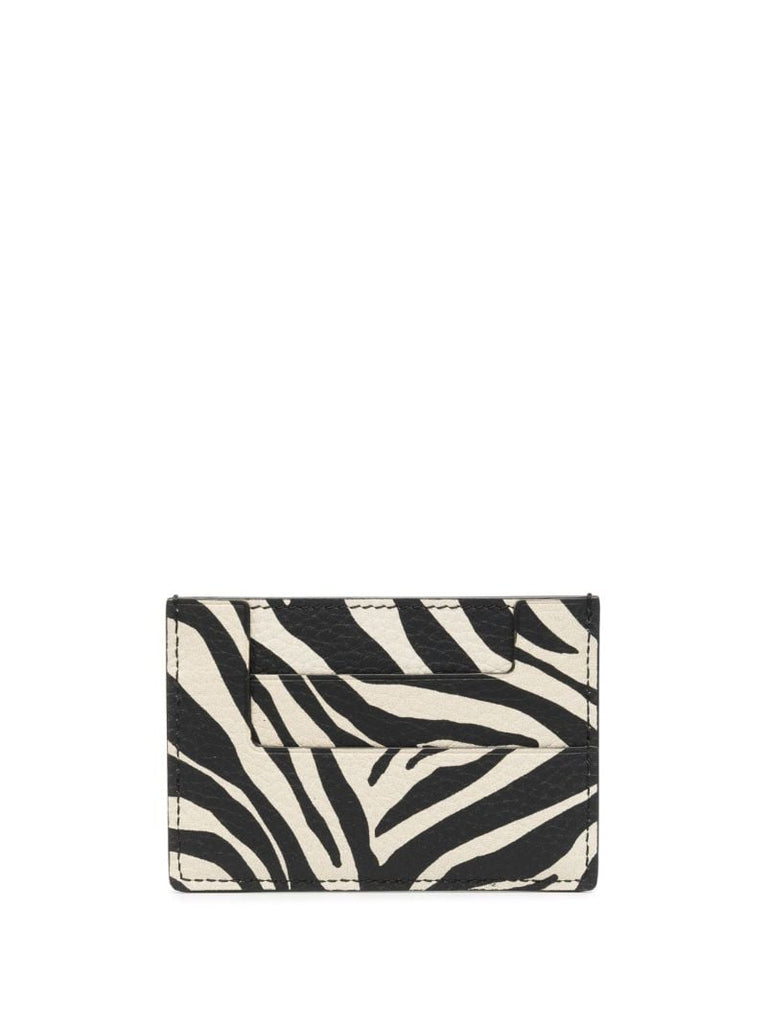 Beige Zebra Print Cardholder