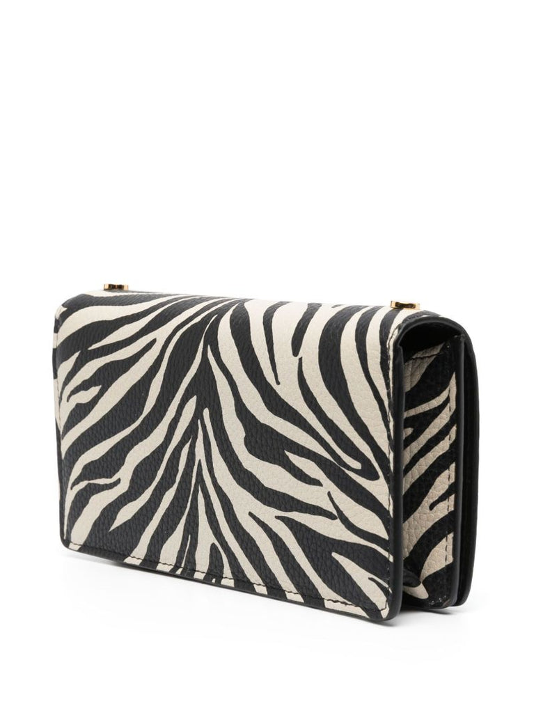 Black Zebra-print Cross-body Bag