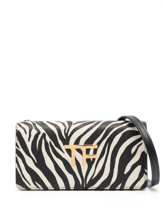 Black Zebra-print Cross-body Bag