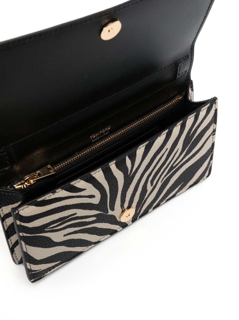 Black Zebra-print Cross-body Bag