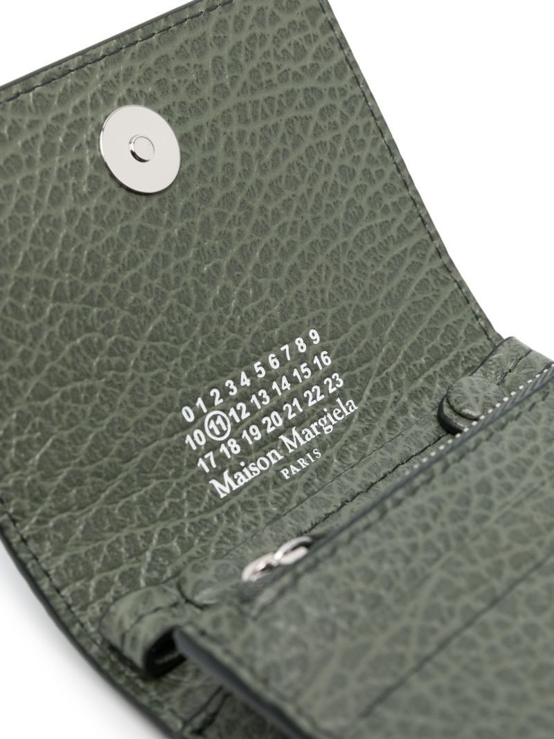 Green Four-stitch Chain Wallet