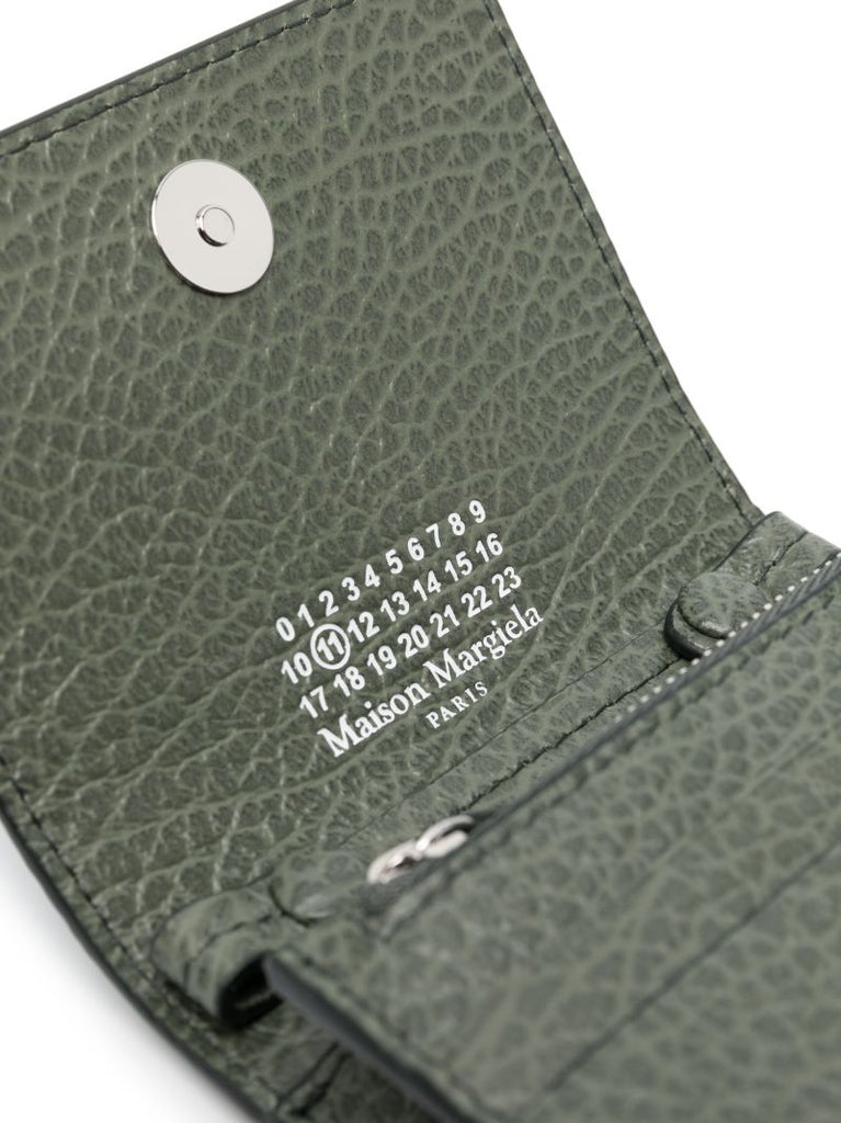 Green Four-stitch Chain Wallet