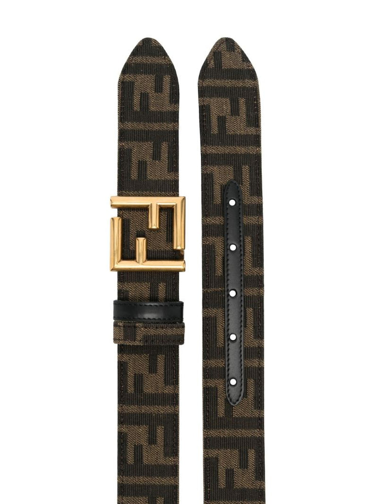 Neutral Ff Reversible Leather Belt