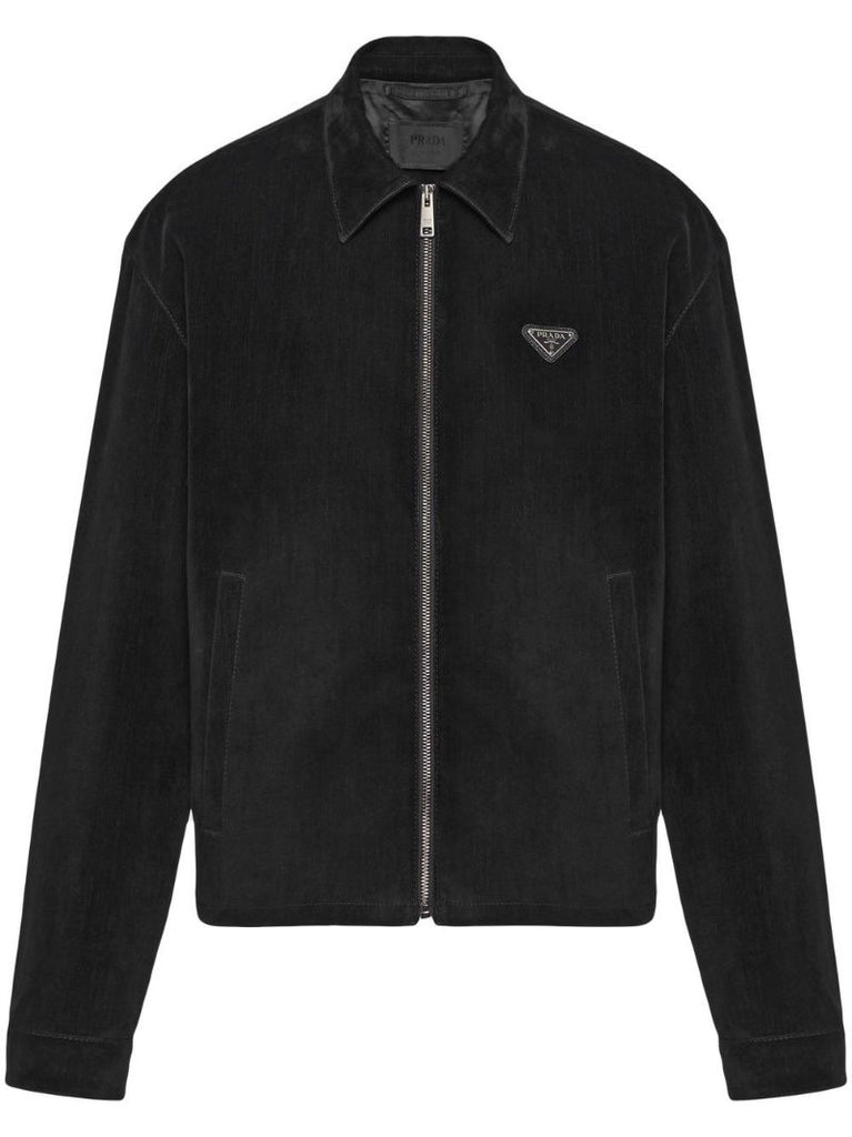 Black Velvet Logo AppliquÃ_x0083_Â© Jacket