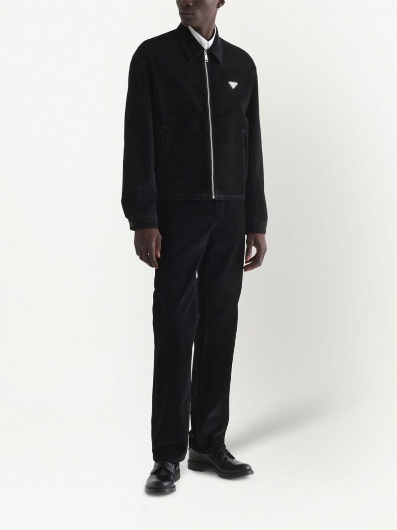 Black Velvet Logo AppliquÃ_x0083_Â© Jacket