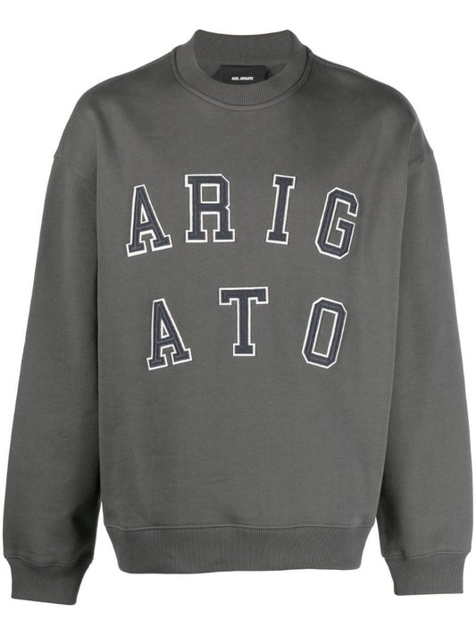 Grey Logo AppliquÃ_x0083_Â© Sweatshirt